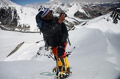 62 Climbing Sherpa Lal Singh Tamang Filming On The Lhakpa Ri Summit